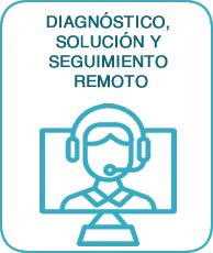 Soporte técnico con diadema brindando diagnóstico y seguimiento remoto