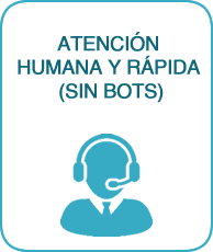 Agente de soporte con diadema representando atención humana y rápida sin bots