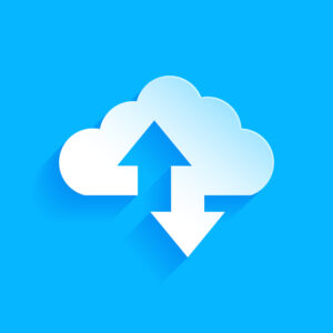 Icono representativo de configuración de copias de seguridad automatizadas en la nube