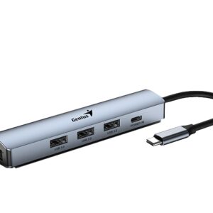 HUB 5 EN 1 DE USB 3.0 CON ETHERNET  UH-545