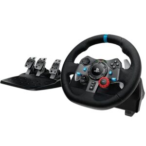 Timón con pedales LOGITECH G29  Entrada USB, Con Compatibilidad, Negro