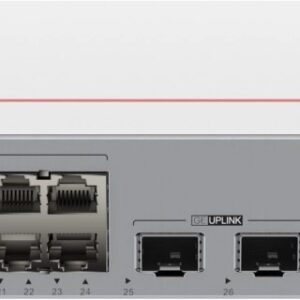 Swicth HUAWEI No administable 24 puertos No PoE   S110-24T2SR (24*10/100/1000BASE-T ports, 2*GE SFP ports, AC power)