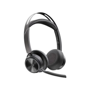Poly Voyager Focus 2 Microsoft Teams Certified USB-C-C Headset +USB-C/A Adapter +Charging Stand No localization