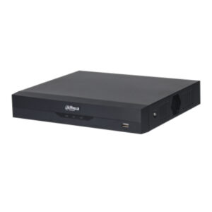 Grabador XVR / DVR Pentabrid de 4 Canales WizSense/Canales IP: Hasta 8/Resolución máxima: 4K (8 MP) /Analítica IA: SMD Plus, Protección Perimetral, Reconocimiento Facial/Codificación: Smart H.265+, H.265, Smart H.264+/Almacenamiento: 1bahía SATA para disco duro hasta16 TB/Salida de video: HDMI 4K / VGA