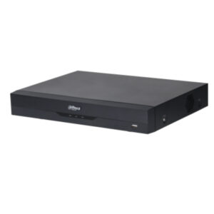 Grabador NVR de 16 canales con tecnología WizSense y Penta brid compatibilidad híbrida y analítica inteligente basada en IA/ Detección precisa de personas y vehículos/ autodetección de señal HDCVI / AHD / TVI / CVBS y expansión hasta 32 cámaras IP en total (cada canal IP hasta 8 MP)/ Compresión de video Smart H.265+ / H.265/ SMD Plus/ Protección pe