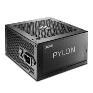 PYLON II, Negro, 80+, Bronce, No Modular, 750W, Soporta Tarjetas Gráficas NVIDIA RTX serie 50, ATX24x1, EPS 8x2, PCIE 6+2x2, 12v-2x6x1(450W), MOLEXx2, SATAx6, Capacitores TW de 105°C, 5 Años de Garantía
