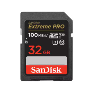 SanDisk  Secure Digital Extreme PRO 32GB SDHC UHS-I Card  100 Mb/s C10,U3,V30