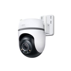 Cámara TPLINK de Vigilancia Wi-Fi para Exteriores con Visión Nocturna a Color y Detección IA Avanzada