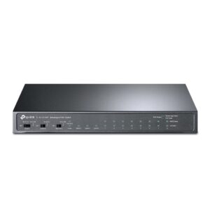 Switch TPLINK de escritorio Gigabit de 8 puertos a 10 / 100Mbps + 3 puertos con PoE + de 8 puertos COLOR Negro