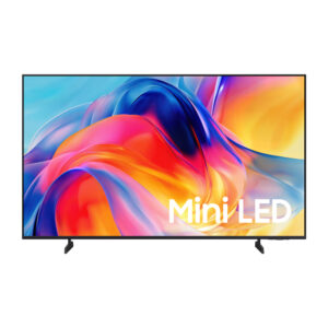 Televisor Samsung FLAT MINI LED Smart TV 55 pulgadas, UHD 4K /3,840 x 2,160 / DVB-T2 / Mini led Processor 4K / Tizen / Bixby / Bluetooth (5.3) / Wifi 5) / Q-Symphony / Dual Led / AirPlay / Control de voz /modo ambiente/ Modo futbol / Google cast /HDMI x 3 / USB x 1 /LAN/ Karaoke /abre y edita archivos de Office/ 7 años de actualizacion / Garantí